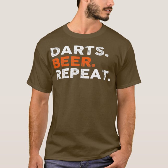 DARTS BEER REPEAT TSHIRT (Front)