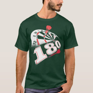 Darts Board 180 Points Dart Game Accessories T-Shirt