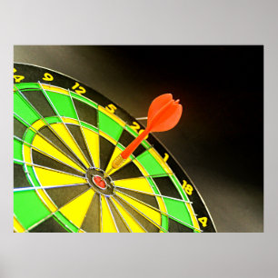 Darts Board Poster