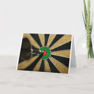 Darts Bullseye Card
