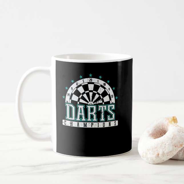 Darts Champion Coffee Mug (With Donut)