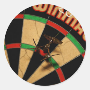 Darts Classic Round Sticker