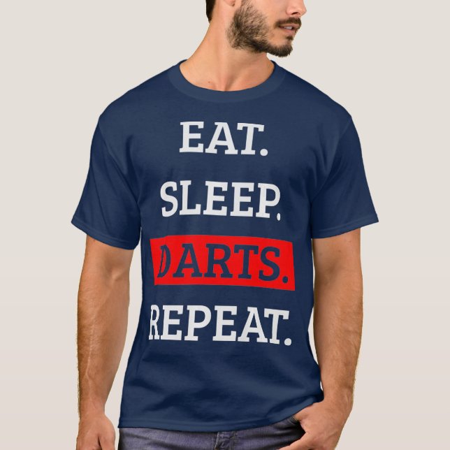 Darts Dart Player Gift Premium T-Shirt (Front)
