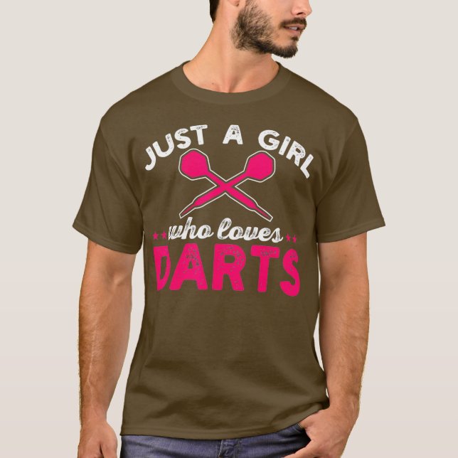 Darts Dart Player Gift T-Shirt (Front)