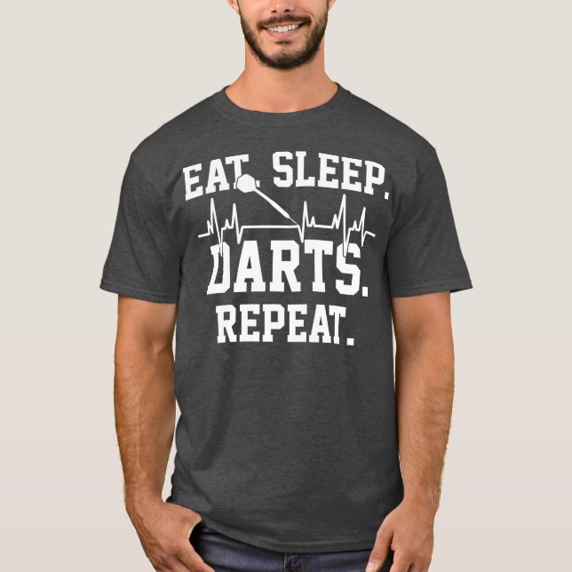 Darts Dart Player Gift T-Shirt (Front)