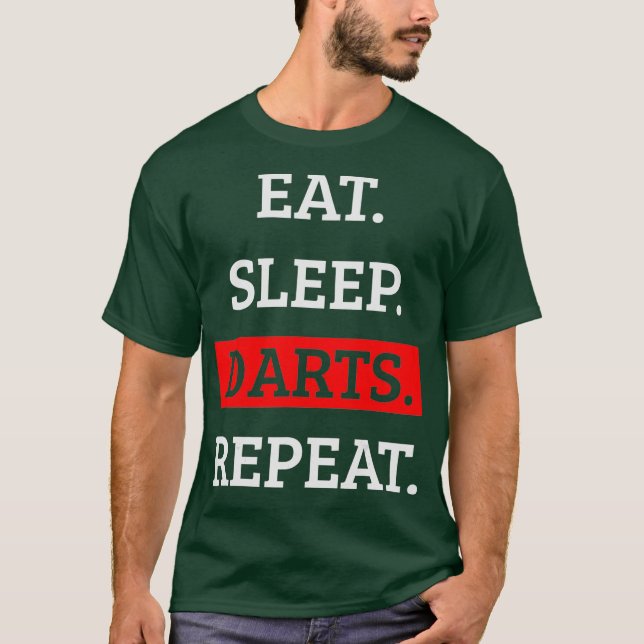 Darts Dart Player Gift T-Shirt (Front)