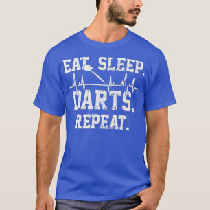 Darts Dart Player Heartbeat Gift T-Shirt