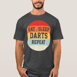 Darts Dart Player Retro Funny Gift Premium T-Shirt