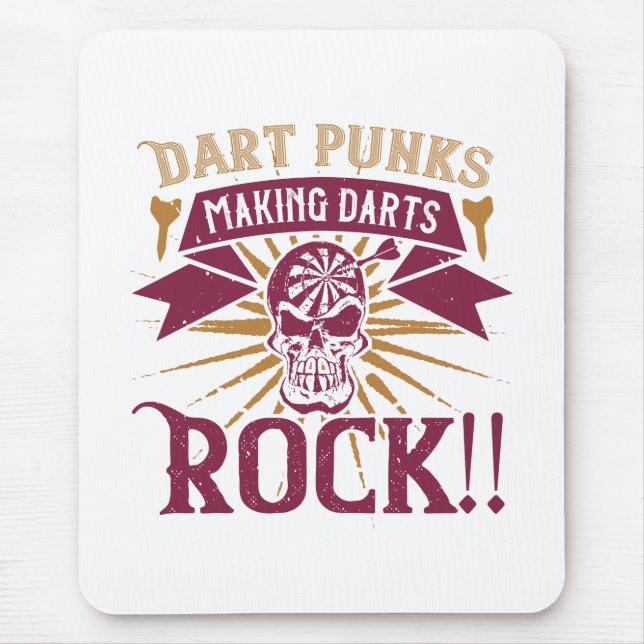 Darts - Dart Punks Making Darts Rock! Mouse Pad (Front)