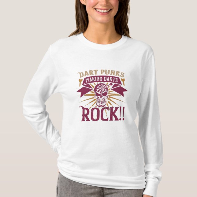 Darts - Dart Punks Making Darts Rock! T-Shirt (Front)