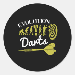 Darts - Evolution Darts Classic Round Sticker