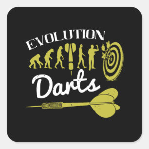 Darts - Evolution Darts Square Sticker