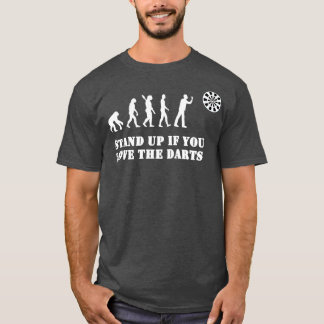 Darts Evolution Funny Darts Gift T-Shirt
