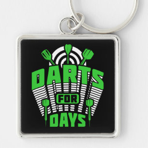 Darts For Days Premium Key Ring