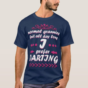 Darts Grandma Darts Bullseye Tournament Gift 1 T-Shirt