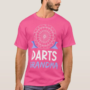 Darts Grandma Hobby Dart Player Lover Grandmother  T-Shirt