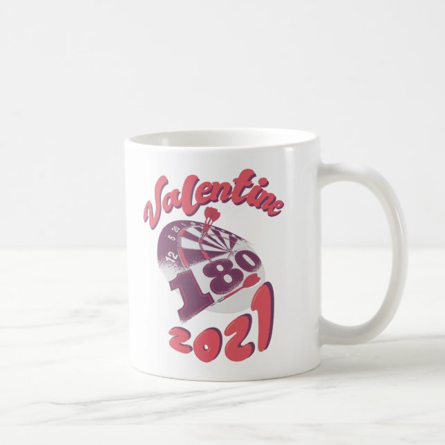 Darts is my Valentine 2021 Coffee Mug (Right)