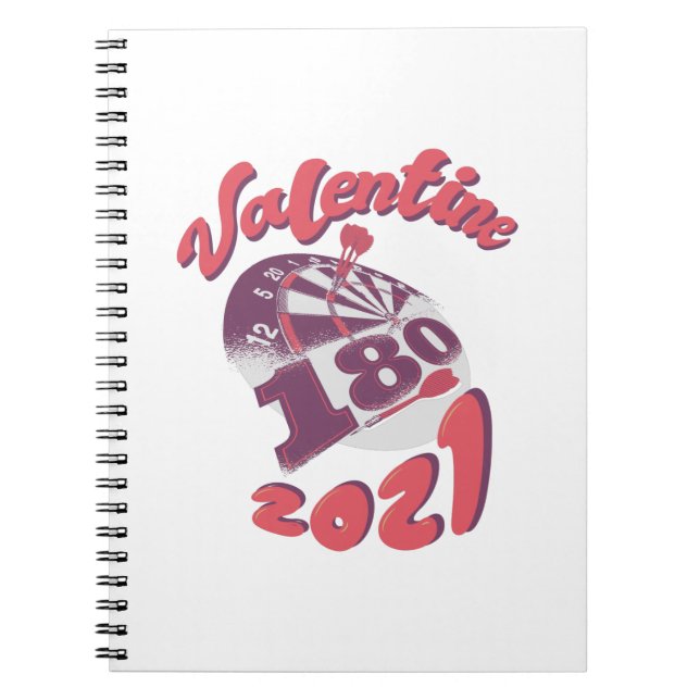Darts is my Valentine 2021 Notebook (Front)