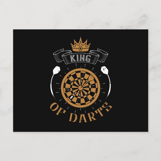 Darts - King Of Darts Postcard (Front)