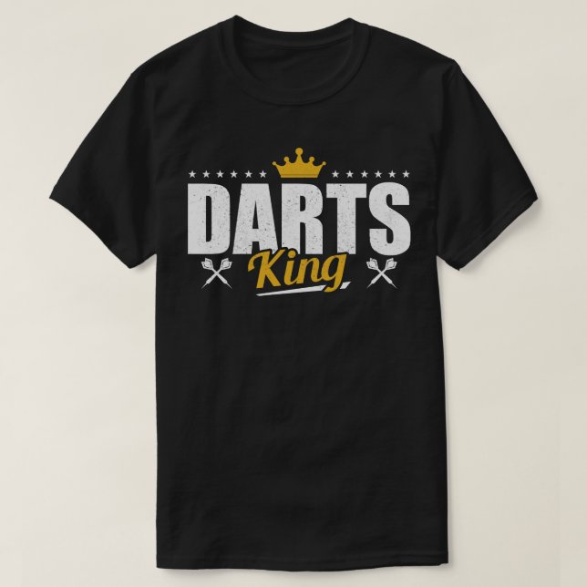 Darts King T-Shirt (Design Front)