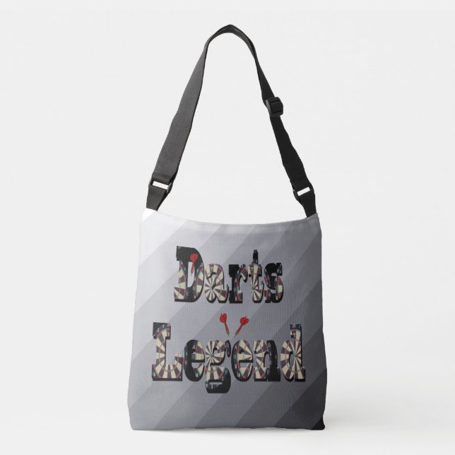 Darts Legend Picture Logo,   Crossbody Bag (Front)