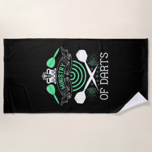 Darts - Ministry Of Darts Beach Towel