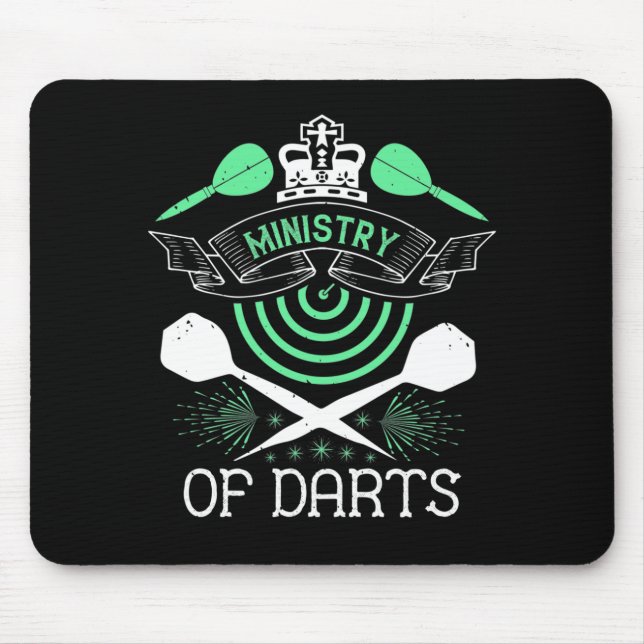 Darts - Ministry Of Darts Mouse Pad (Front)