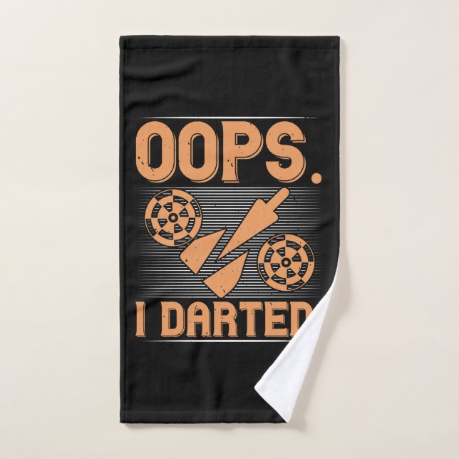 Darts - Oops I Darted Hand Towel (Hand Towel)
