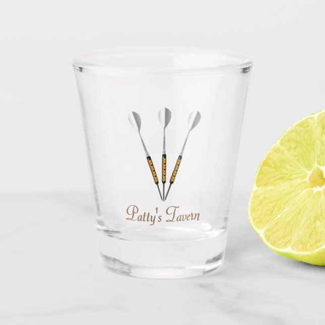 Darts Personalised Shot Glass (Front)