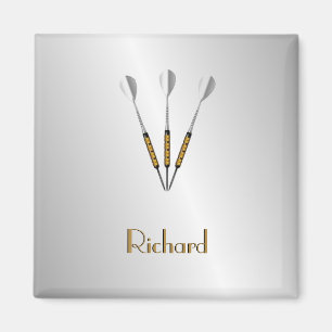 Darts Personalized / Monogram Magnet