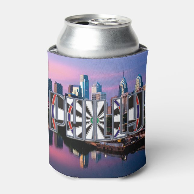 Darts Philly Darts Aiming Fluid Hugger Can Cooler (Can Front)