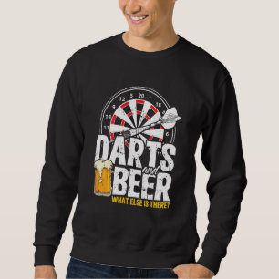 Darts Player Gift 180 Darts & Beer Sweatshirt