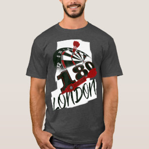 Darts Player love Dart WM London dartboard 180 T-Shirt