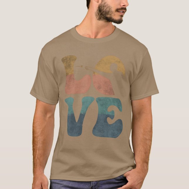 Darts Player LOVE funny T-Shirt (Front)