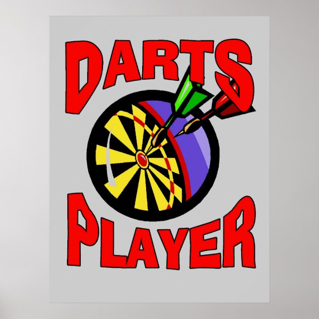 Darts Player Poster (Front)