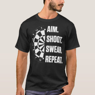 Darts Problems Dartboard Fun Hobby Dart Player T-Shirt