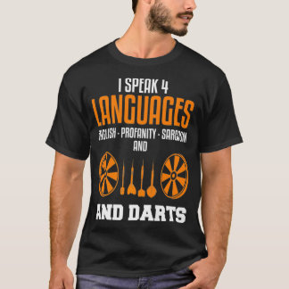 Darts Shirt Funny Darts Player Joke Sarcastic