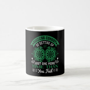 Darts - Success Is Getting Up More Than You Fail Coffee Mug