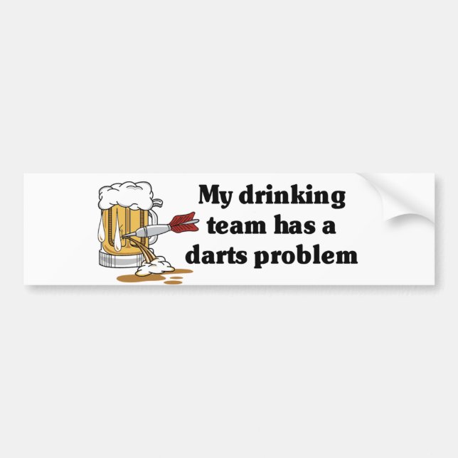 Darts Team Bumper Sticker (Front)