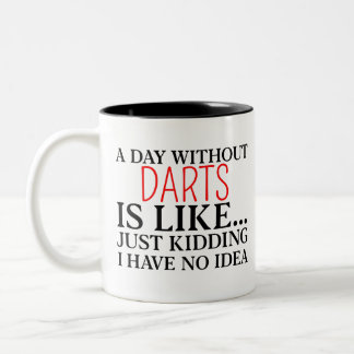 darts Two-Tone coffee mug