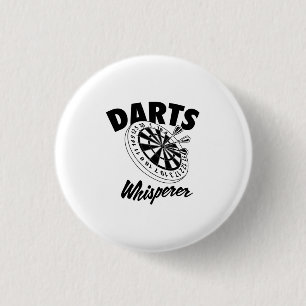 Darts Whisperer 3 Cm Round Badge
