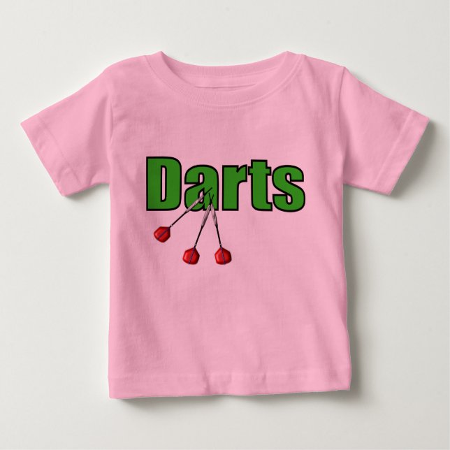 Darts with 3 Darts Baby T-Shirt (Front)