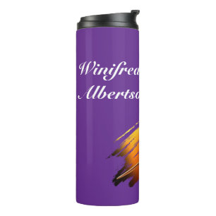 Darts - with Flaming Dart image - Personalise Thermal Tumbler