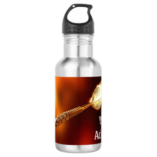 Darts with image of rocketing dart personalised  532 ml water bottle