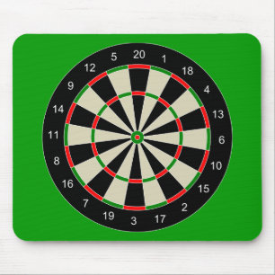 darttarget_Vector_Clipart DARTS DARTBOARD TARGET Mouse Pad