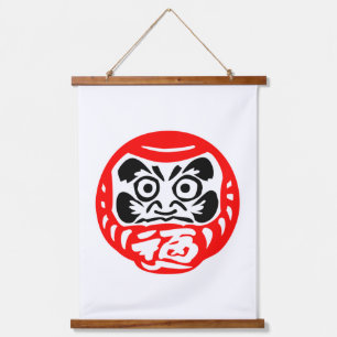 Daruma doll hanging tapestry