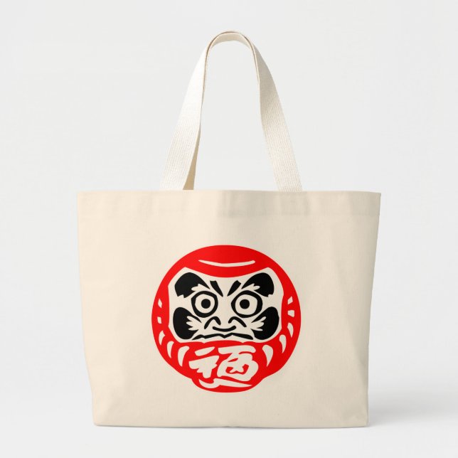 Daruma doll large tote bag (Front)
