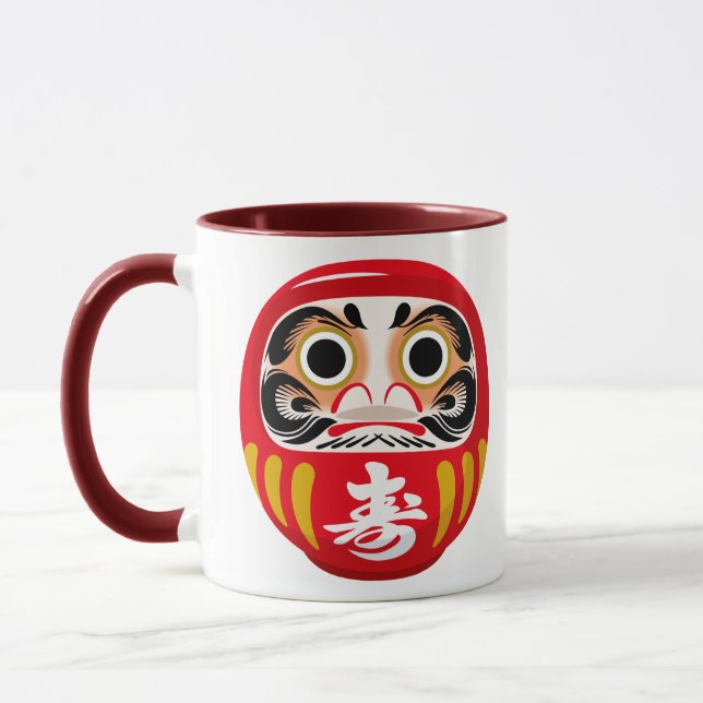 Daruma Doll Mug (Left)