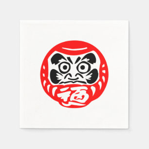 Daruma doll napkin