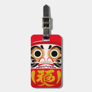 Daruma doll (traditional Japanese good luck charm) Luggage Tag